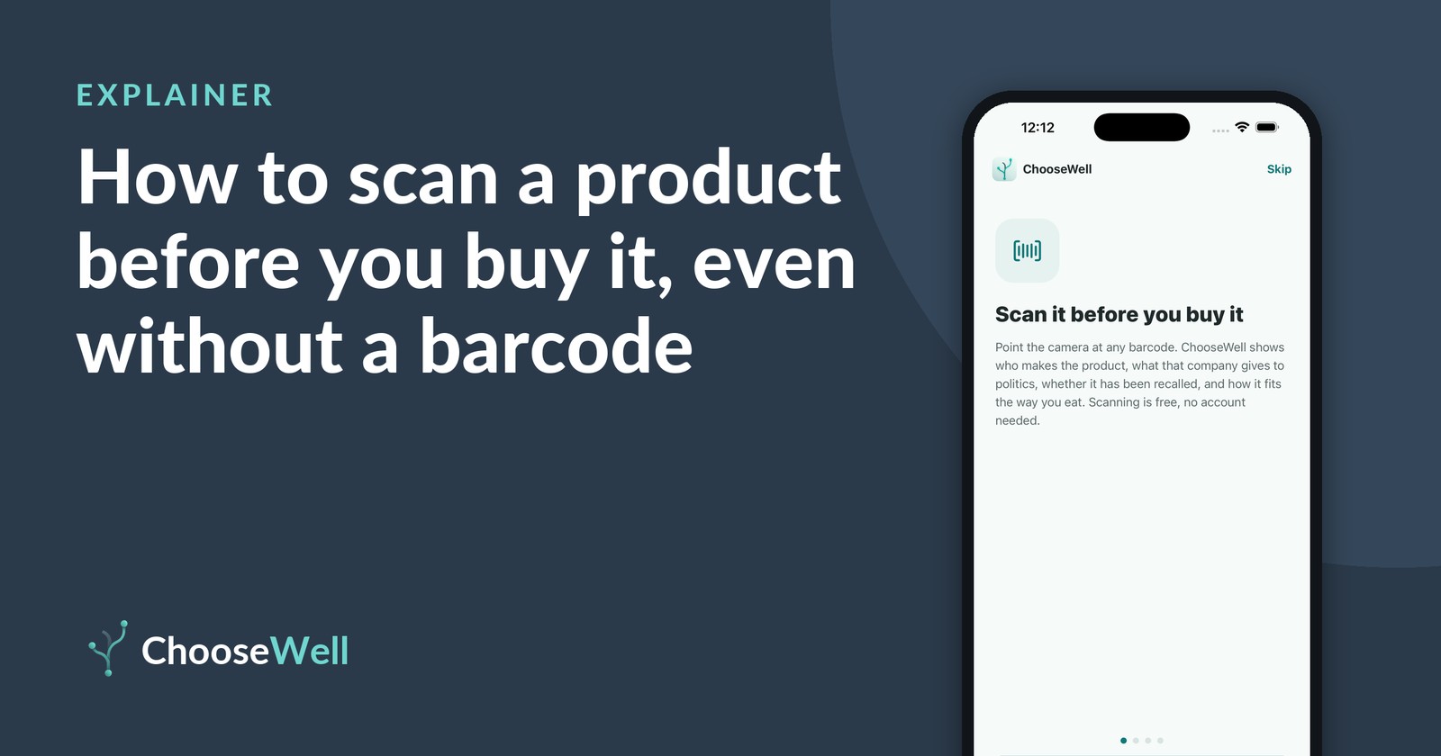 How to scan a product before you buy it, even without a barcode